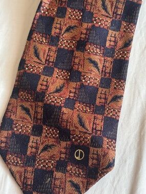Vintage Dunhill Patterned Silk Tie